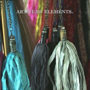 Tassel Necklaces, Rustic BoHo Art Jewelry, ArtWear Elements®